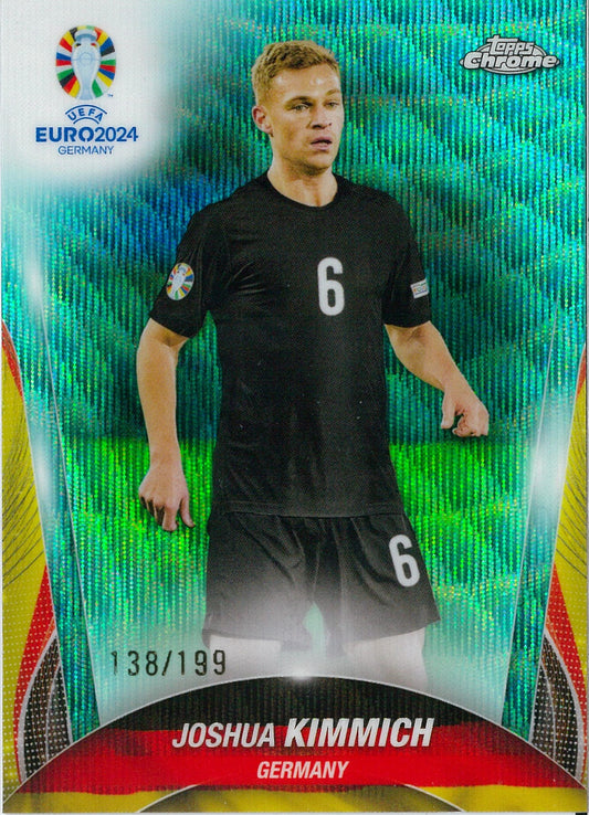 2024 Topps Chrome Euro #40 Joshua Kimmich Blue /199