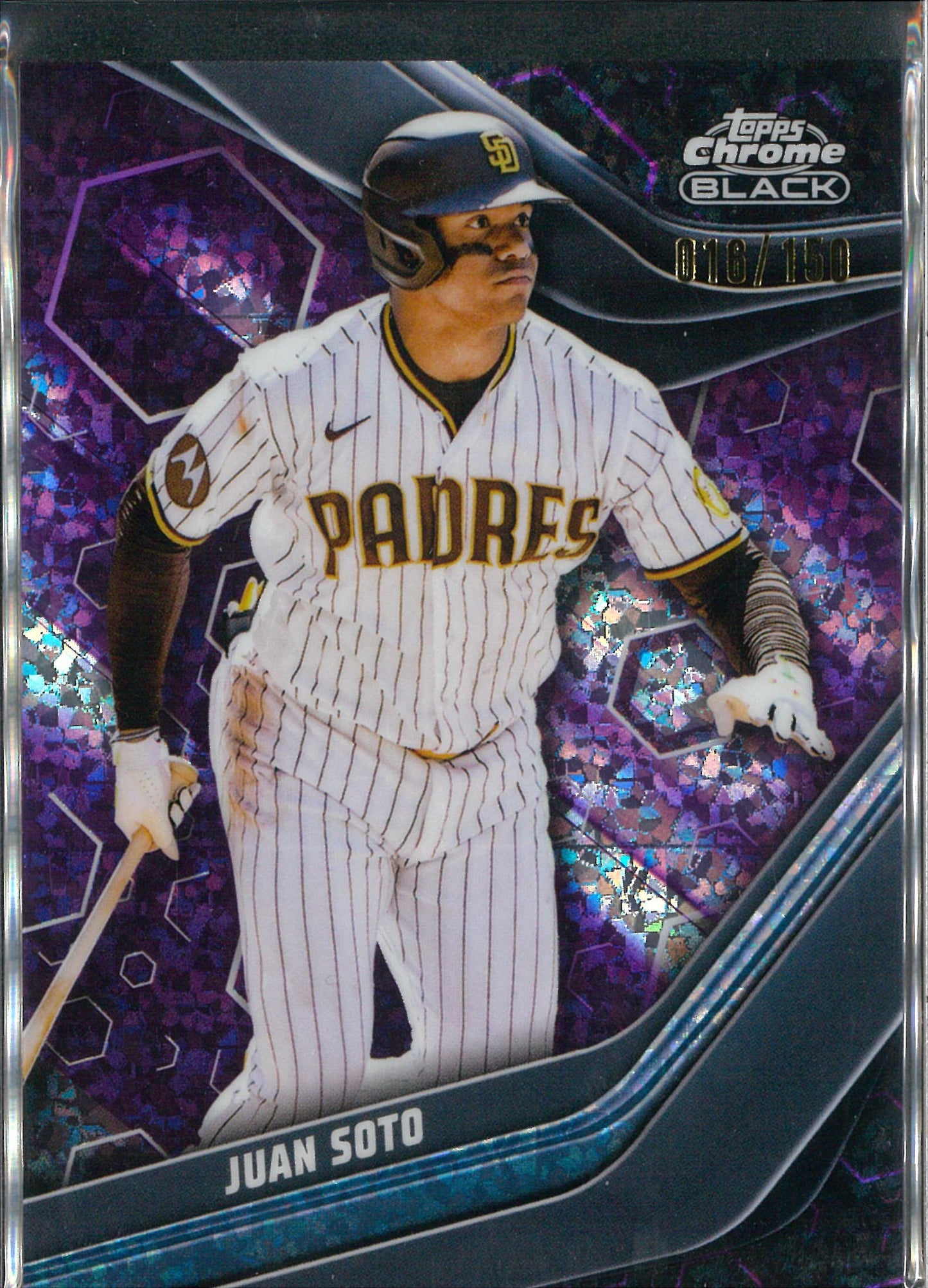 2023 Topps Black #64 Juan Soto Purple /150