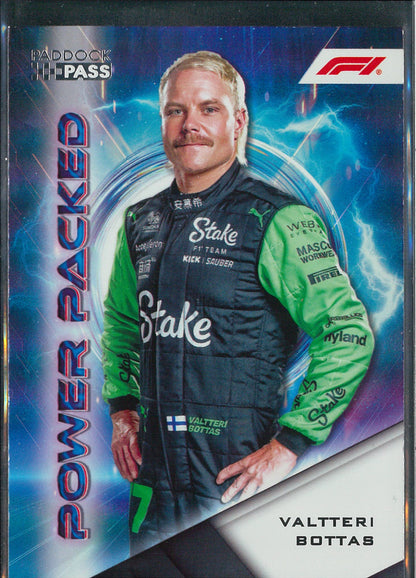 2024 Topps F1 Paddock Pass #PP-13 Valtteri Bottas Power Packed