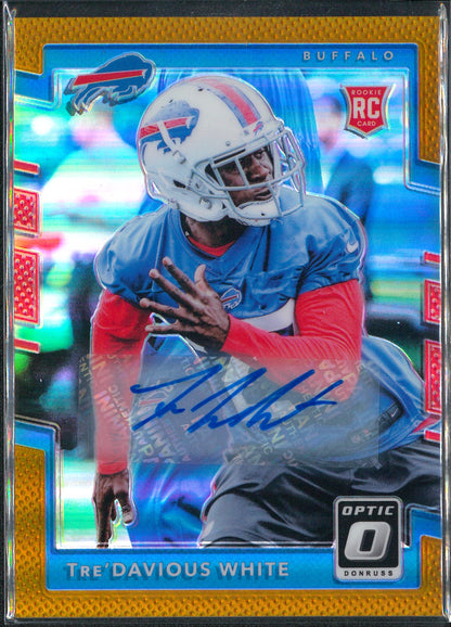 2017 Panini Donruss Optic #102 Tre'Davious White Rookie Autograph