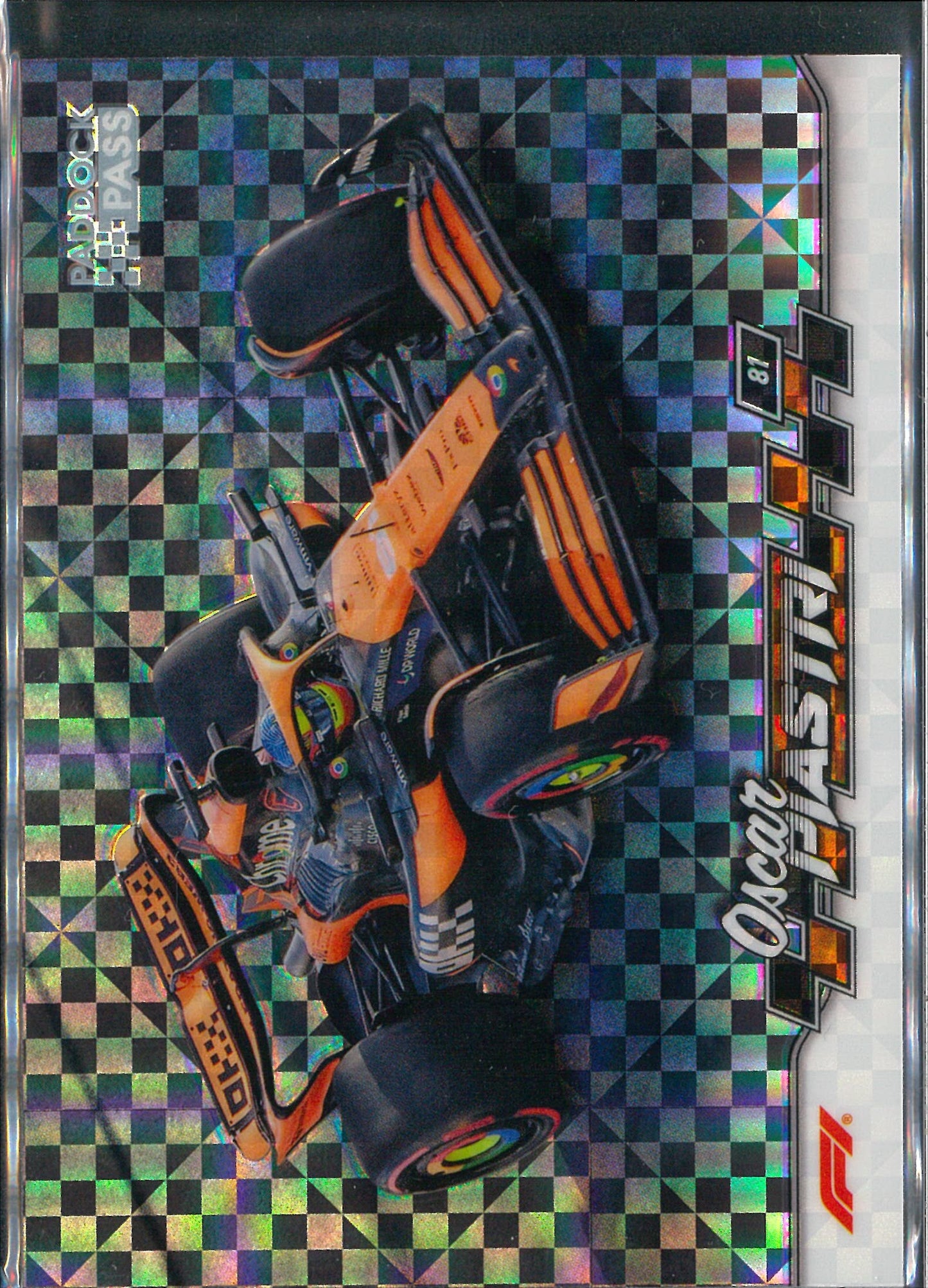 2024 Topps F1 Paddock Pass #38 Oscar Piastri Xfractor