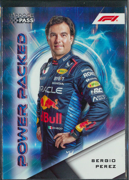 2024 Topps F1 Paddock Pass #PP-2 Sergio Perez Power Packed