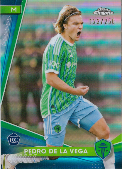 2023/24 Topps Chrome MLS #34 Pedro De Le Vega /250