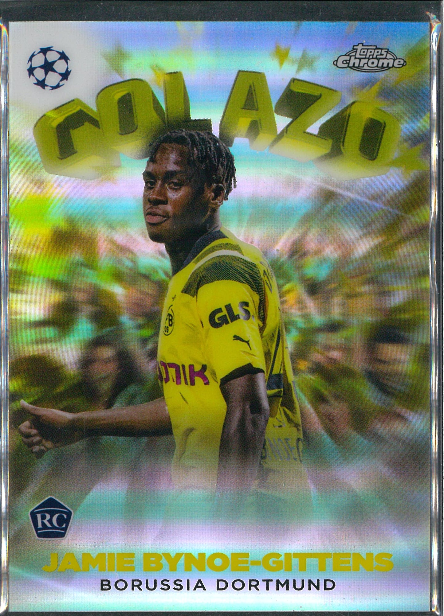 2023 Topps Chrome #G1 Jamie Bynoe-Gittens Golazo Rookie