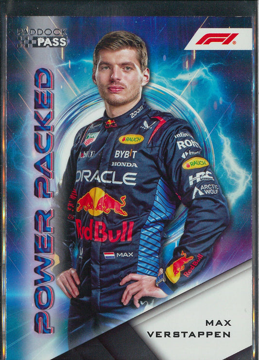 2024 Topps F1 Paddock Pass #PP-1 Max Verstappen Power Packed