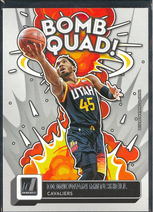 2022/23 Panini Donruss Basketball #13 Donovan Mitchell Bomb Squad