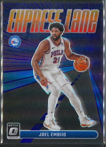 2023/24 Panini Donruss Optic #21 Joel Embiid Express Lane