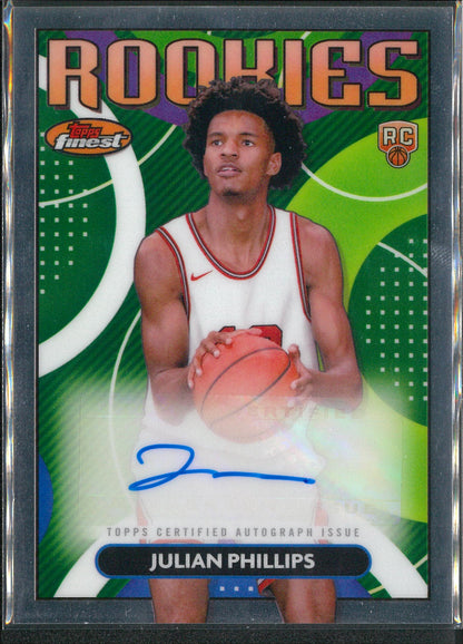 2023/24 Topps Finest Basketball #RFA-JP Julian Phillips Autograph