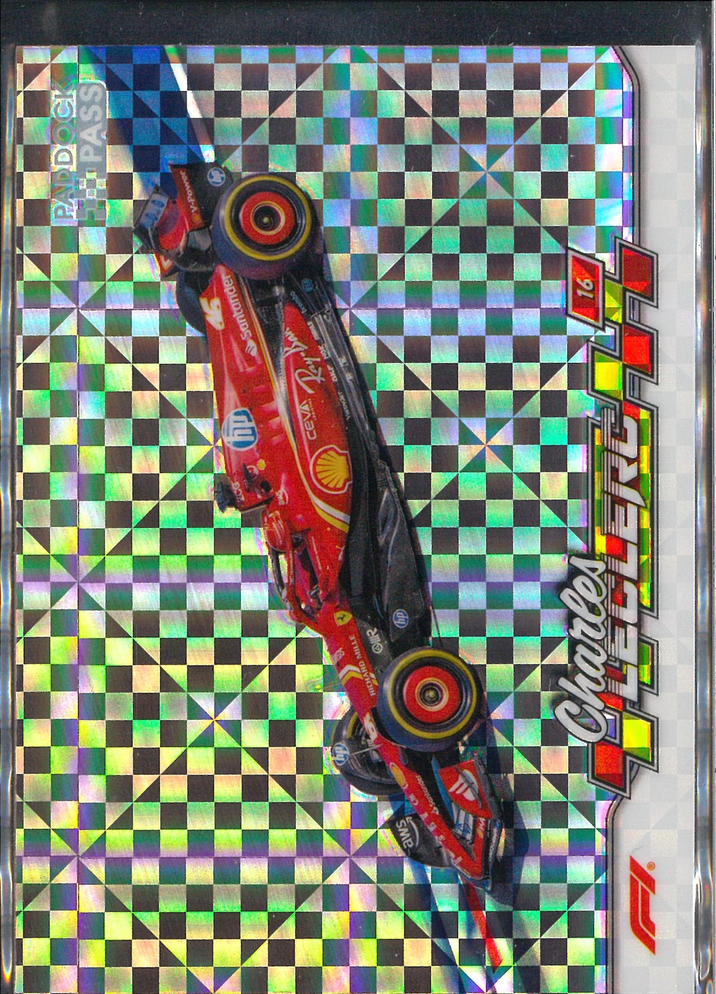 2024 Topps F1 Paddock Pass #33 Charles Leclerc Xfractor