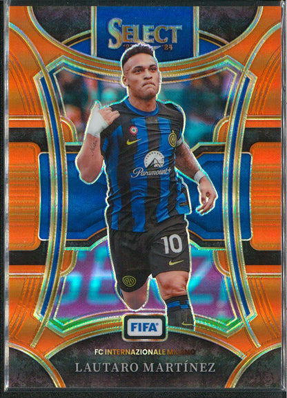 2023/24 Panini Select Serie A #136 Lautaro Martinez Orange /49