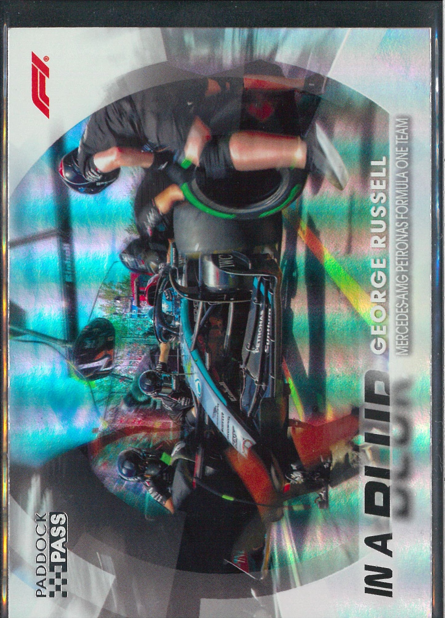 2024 Topps F1 Paddock Pass #BL-5 George Russell In A Blur