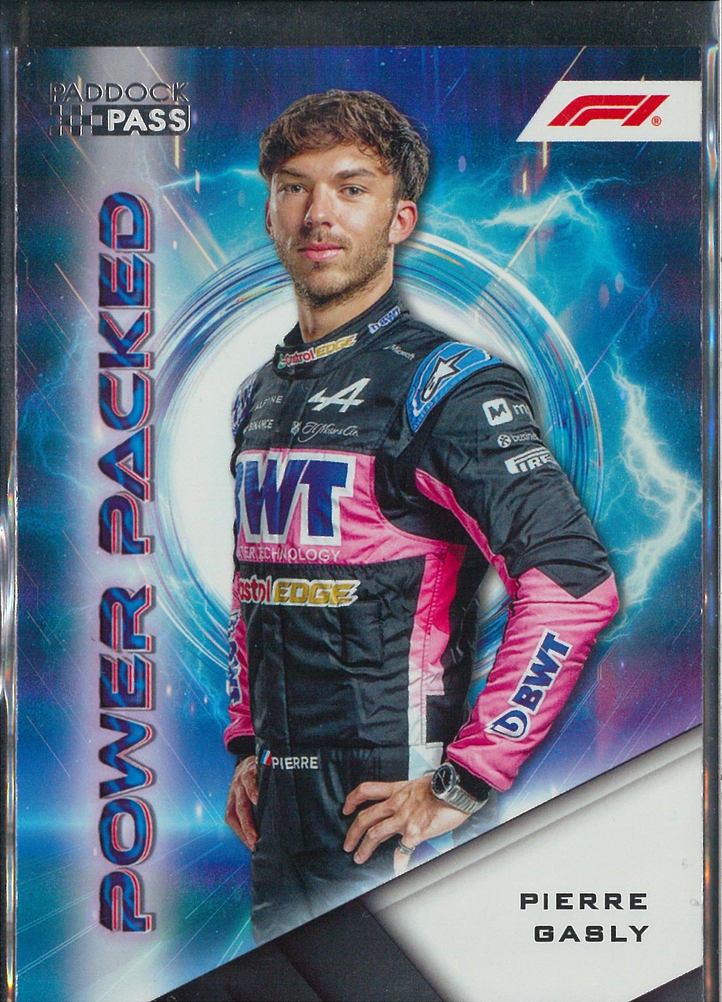 2024 Topps F1 Paddock Pass #PP-10 Pierre Gasly Power Packed