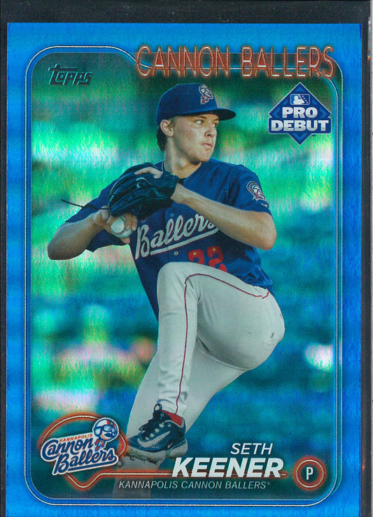 2024 Topps Pro Debut Baseball #PD-64 Seth Keener Blue /150