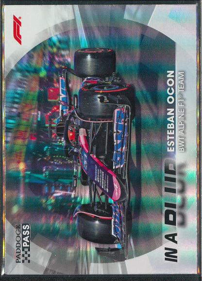 2024 Topps F1 Paddock Pass #BL-9 Esteban Ocon In A Blur