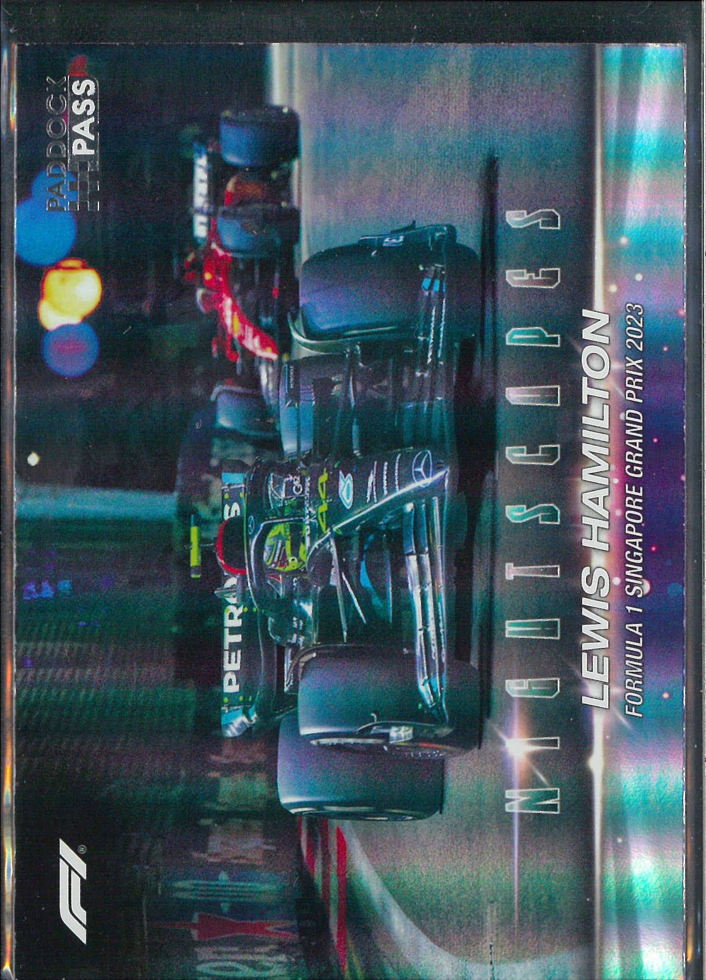 2024 Topps F1 Paddock Pass #NS-6 Lewis Hamilton Nightscapes