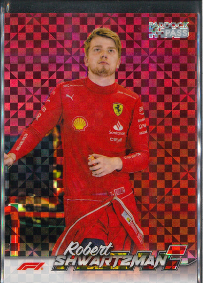 2024 Topps F1 Paddock Pass #23 Robert Schwartzman Xfractor