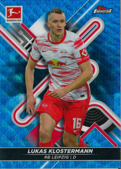 2022 Topps Finest Bundesliga #95 Lukas Klostermann Blue /150