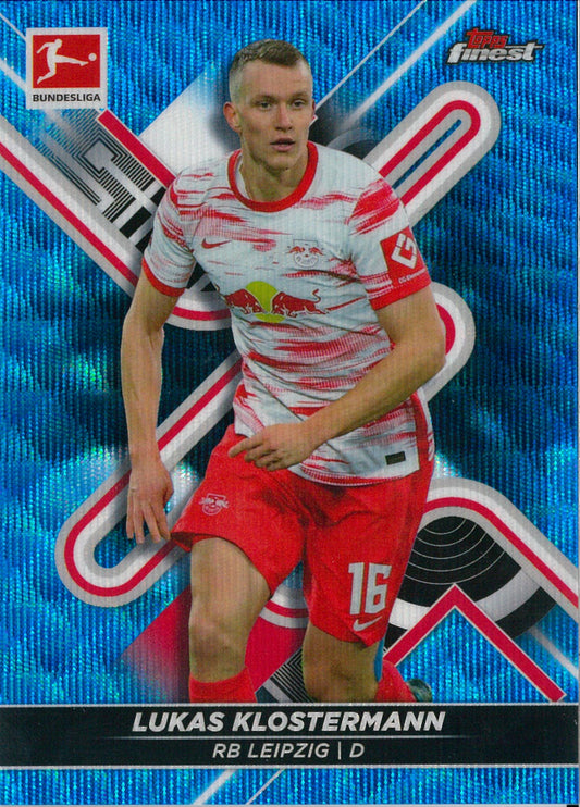 2022 Topps Finest Bundesliga #95 Lukas Klostermann Blue /150