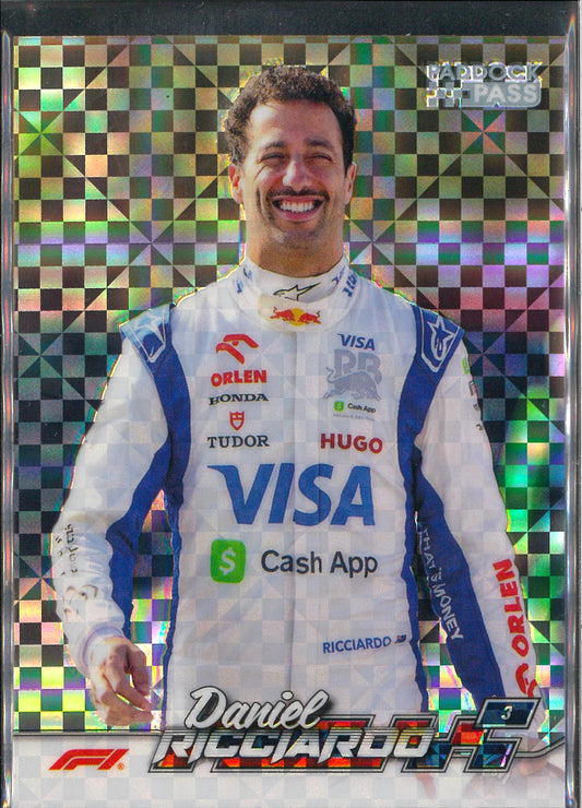 2024 Topps F1 Paddock Pass #18 Daniel Ricciardo Xfractor