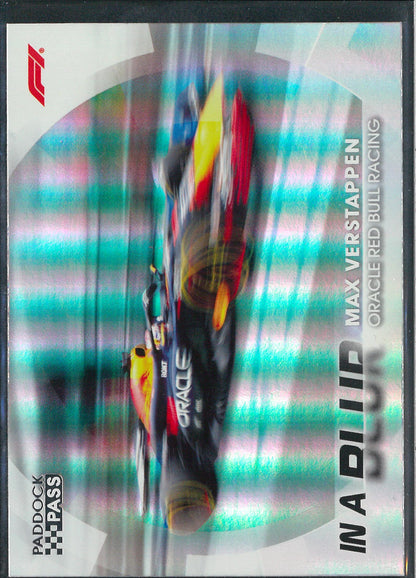 2024 Topps F1 Paddock Pass #BL-1 Max Verstappen In A Blur