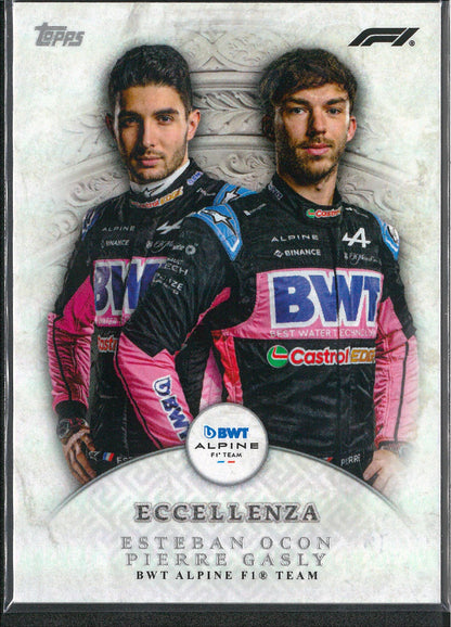 2024 Topps F1 Eccellenza La Squadra Esteban Ocon/Pierre Gasly