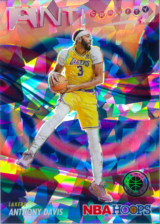 2023-2024 Panini Premium Stock NBA Hoops Antigravity Anthony Davis prizm /99