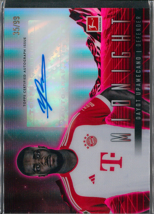 2023/24 Topps Midnight Bundesliga #HS-DUP Dayot Upamecano Autograph /99