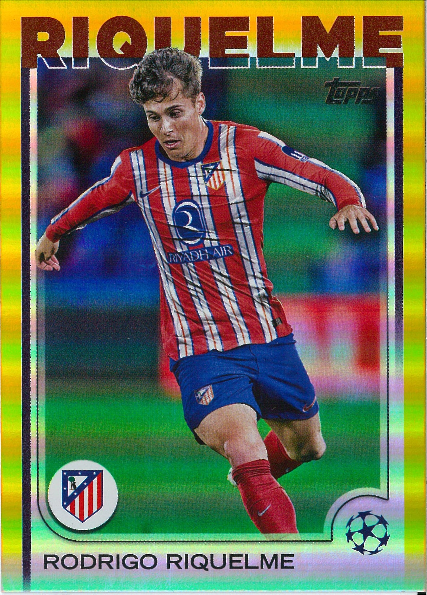 2023/24 Topps UCC Flagship #37 Rodrigo Riquelme Gold /175