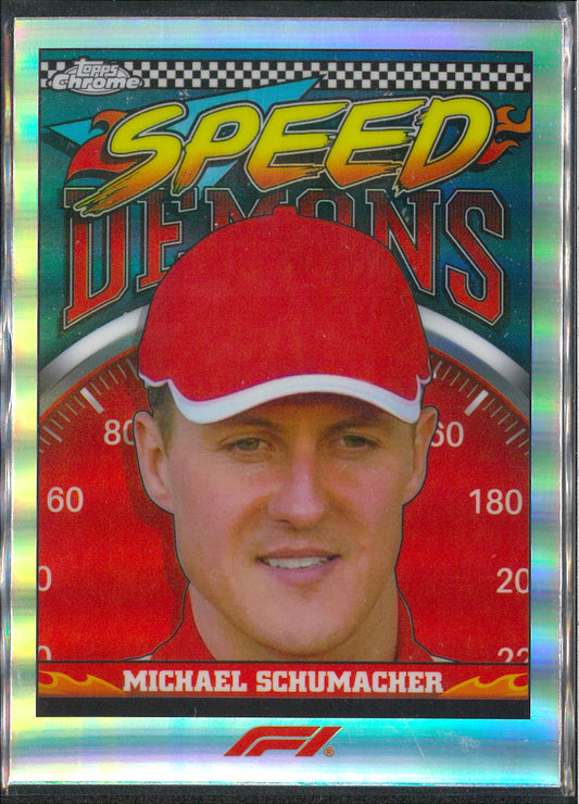 2022 Topps Chrome F1 #SD-MS Michael Schumacher Speed Demons