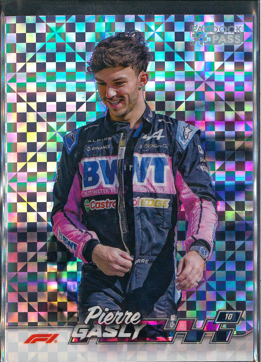 2024 Topps F1 Paddock Pass #10 Pierre Gasly Xfractor