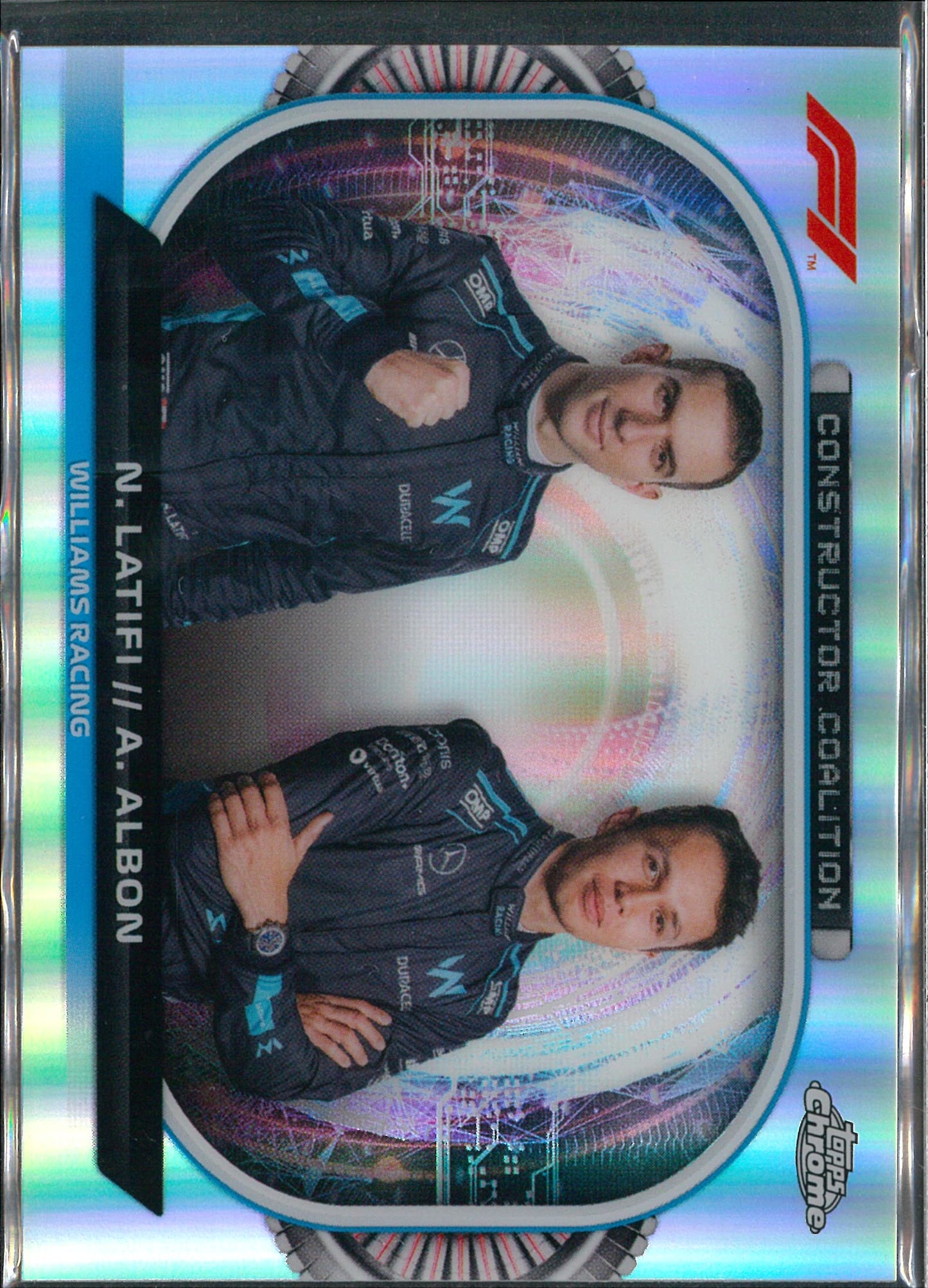 2022 Topps Chrome F1 #CC-WR Latifi/Albon Constructor Coalition