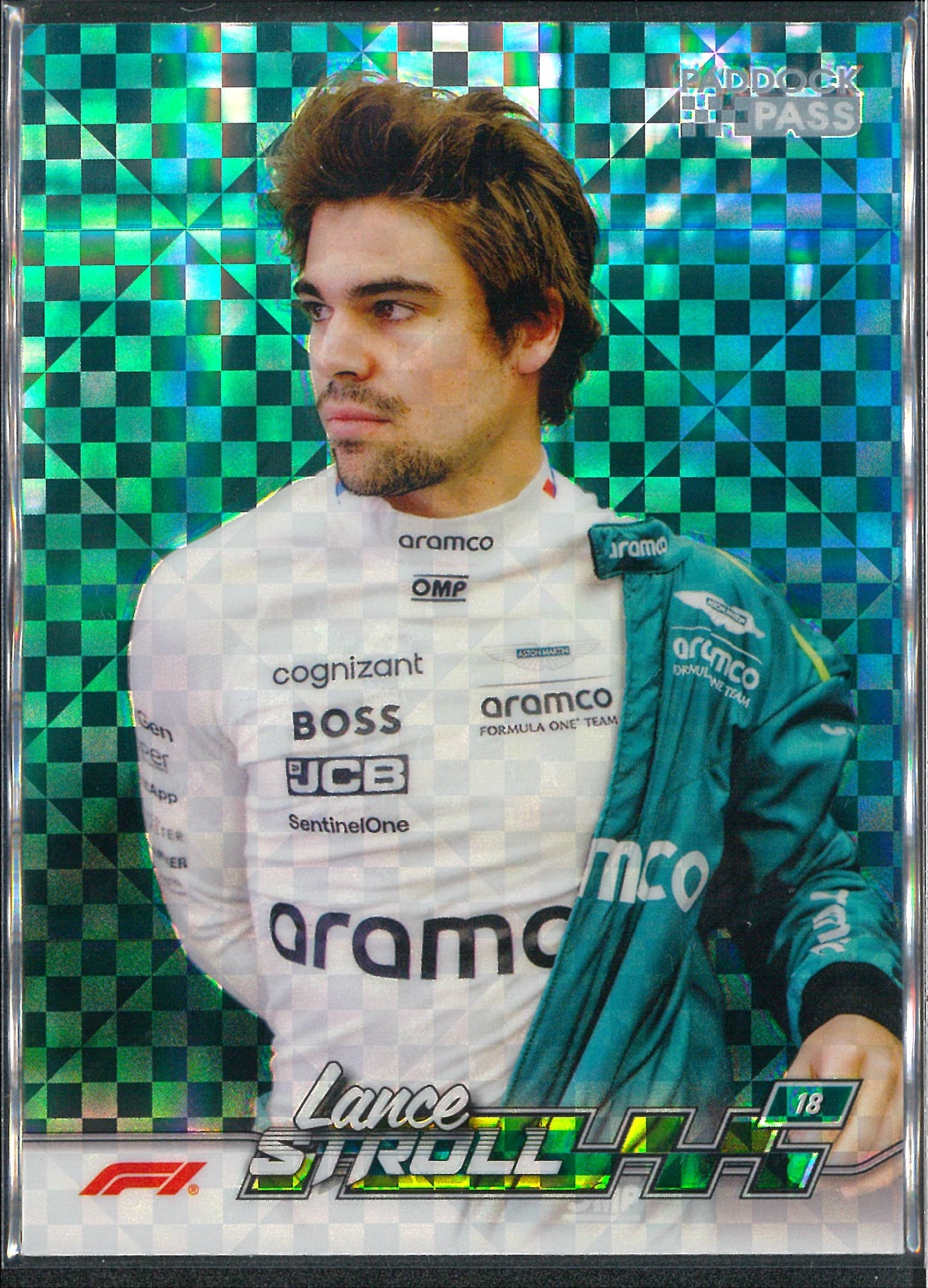 2024 Topps F1 Paddock Pass #12 Lance Stroll Xfractor