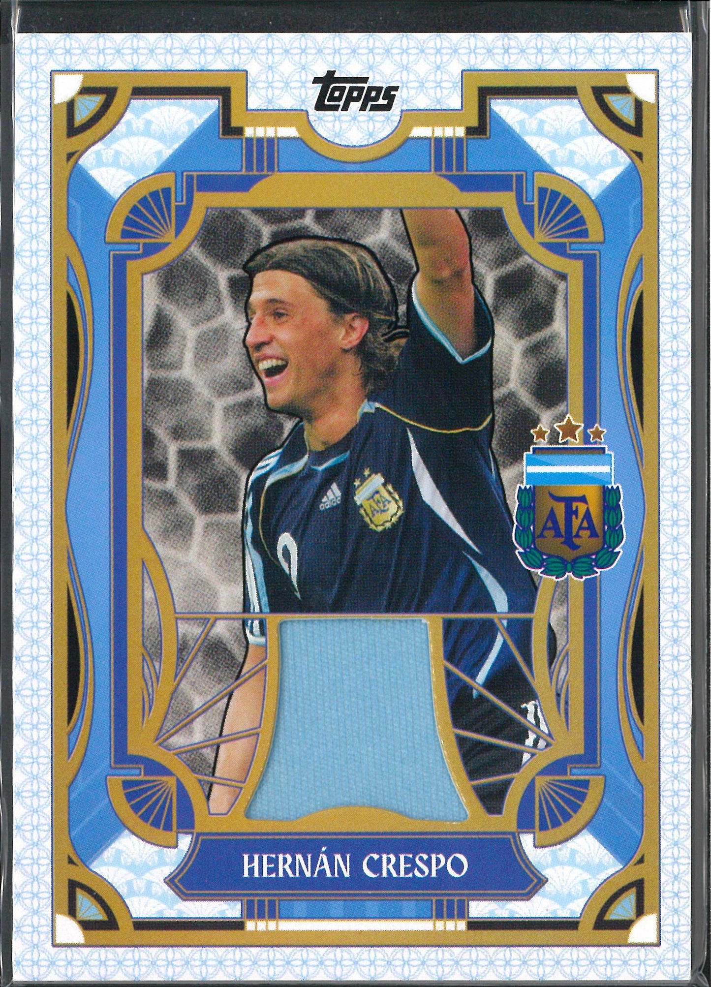 2024 Topps Argentina Team Set #TR-HC Hernan Crespo Patch