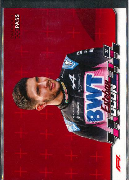 2024 Topps F1 Paddock Pass #9 Pierre Gasly Red Parallel