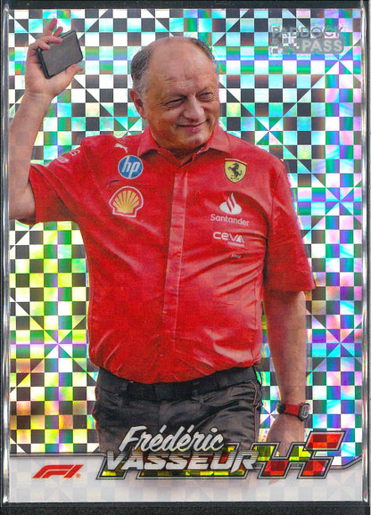 2024 Topps F1 Paddock Pass #75 Frederic Vasseur Xfractor