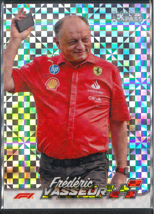 2024 Topps F1 Paddock Pass #75 Frederic Vasseur Xfractor