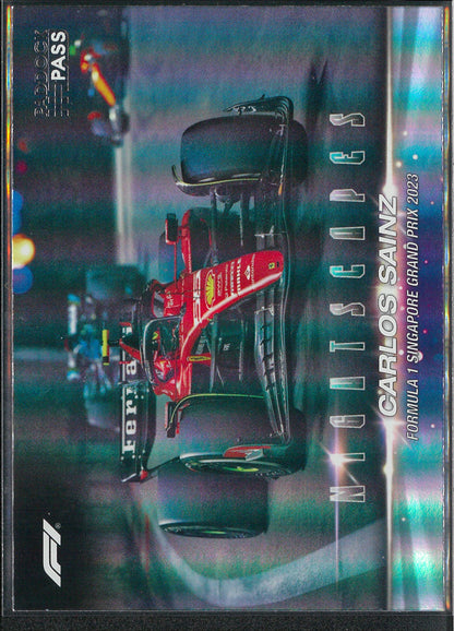 2024 Topps F1 Paddock Pass #NS-4 Carlos Sainz Nightscapes