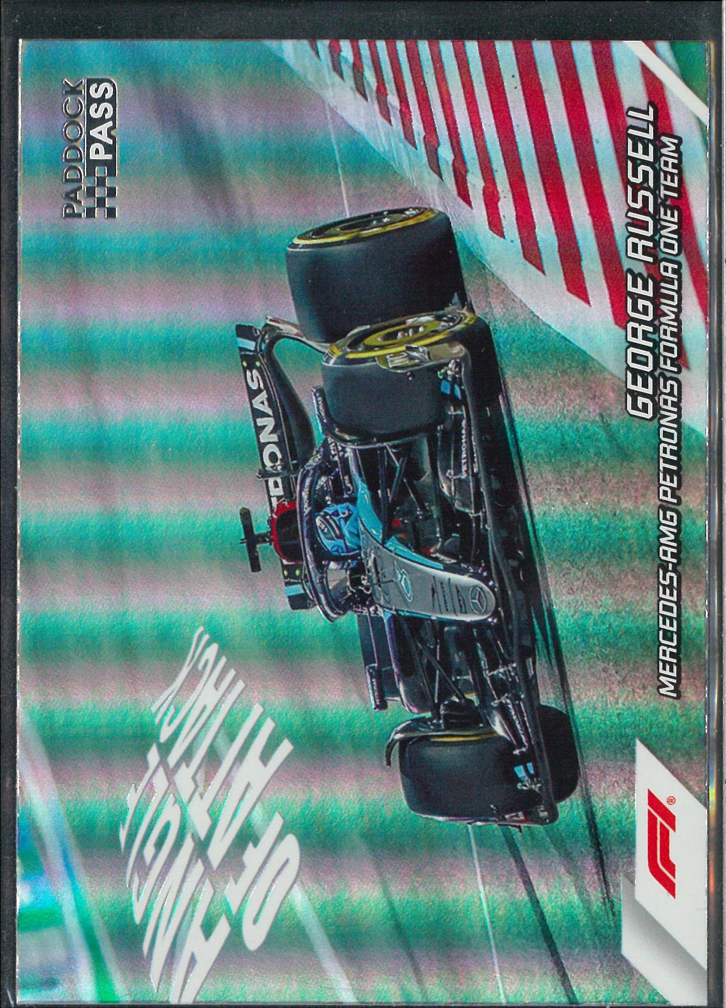 2024 Topps F1 Paddock Pass #AA-5 George Russell Angle Of Attack