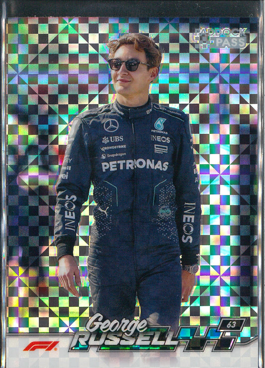 2024 Topps F1 Paddock Pass #5 George Russell Xfractor