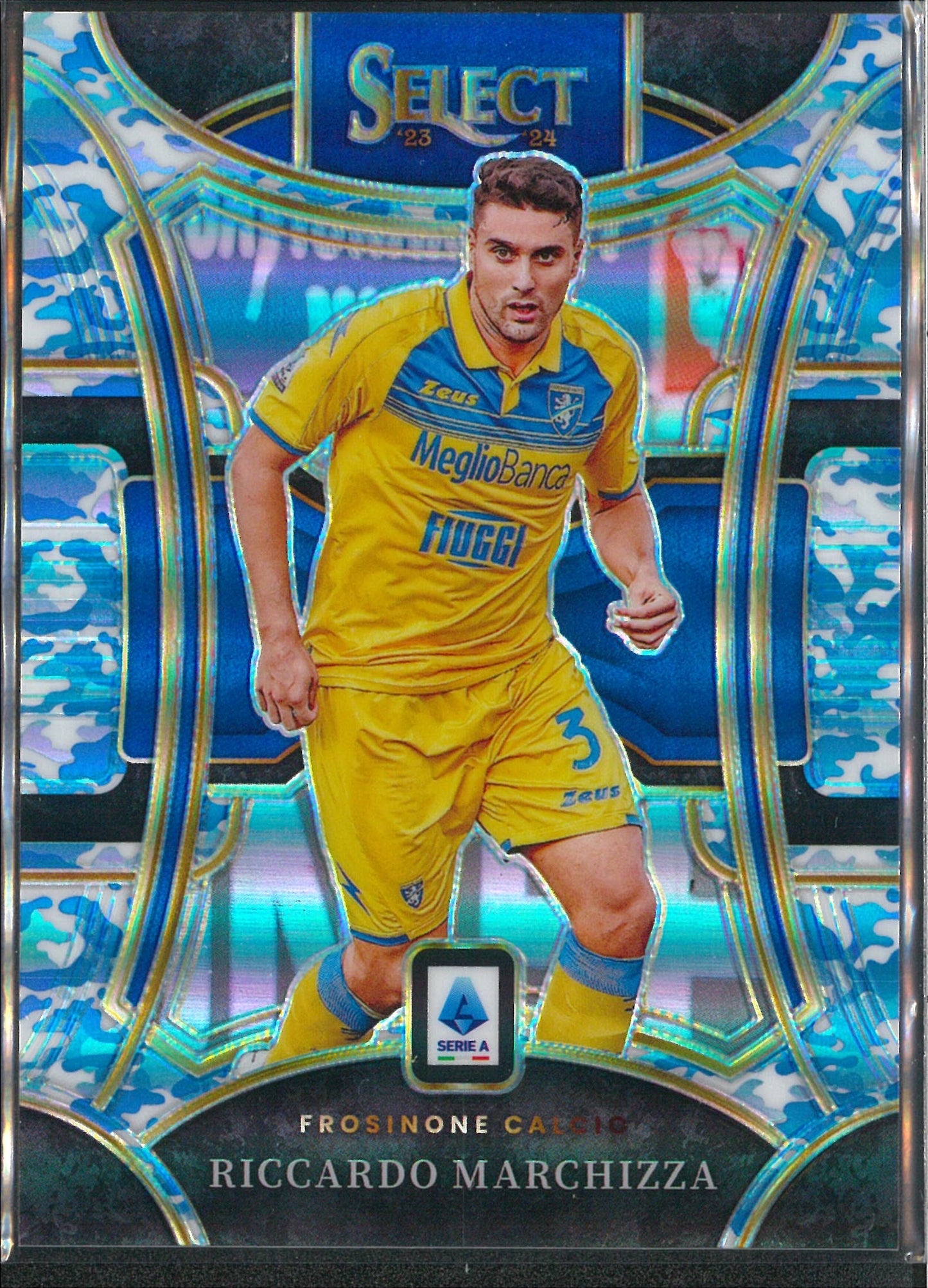 2023/24 Panini Select Serie A #139 Riccardo Marchizza Blue Camo /30