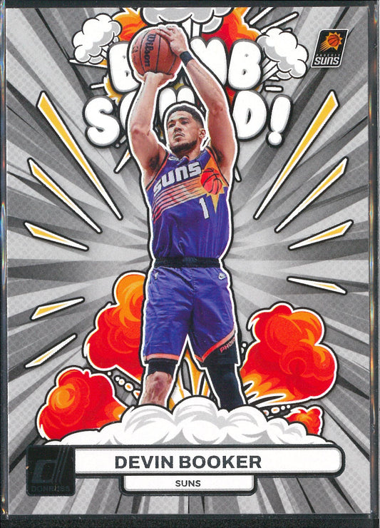 2023/24 Panini Donruss Basketball #5 Devin Booker Bomb Squad