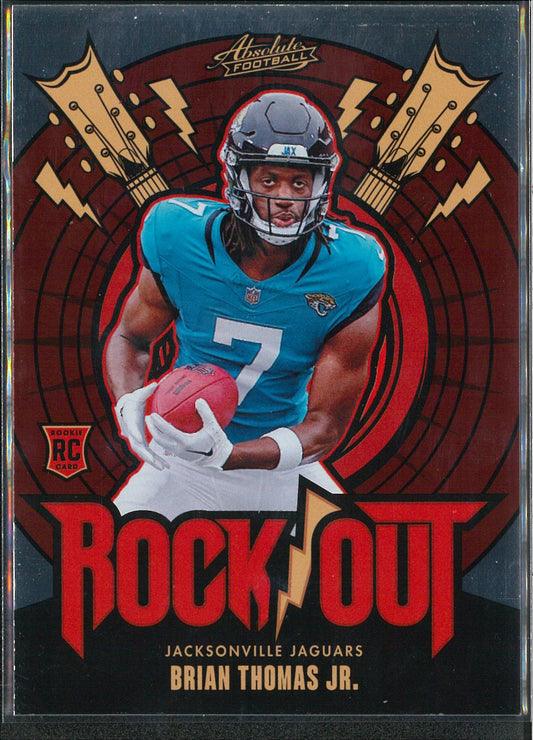 2024 Panini Absolute #RO-BTJ Brian Thomas JR Rock Out