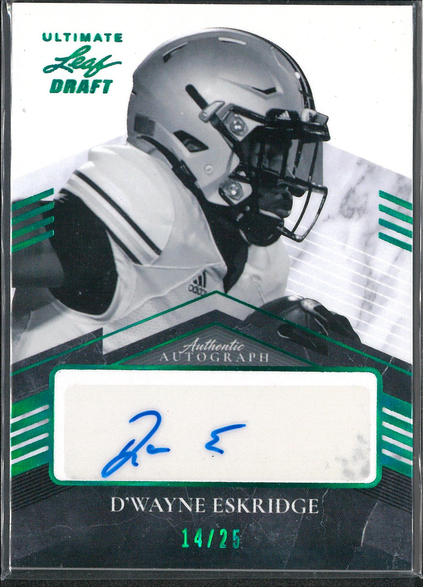 2021 Leaf Ultimate Draft #PA-DWE D'Wayne Eskridge Autograph /25