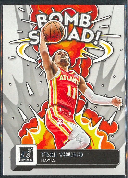 2022/23 Panini Donruss Basketball #11 Trae Young Bomb Squad