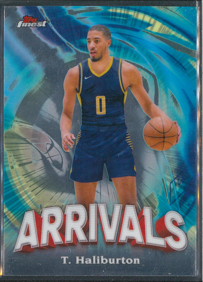 2023/24 Topps Finest Basketball #A-4 Tyrese Haliburton Arrivals