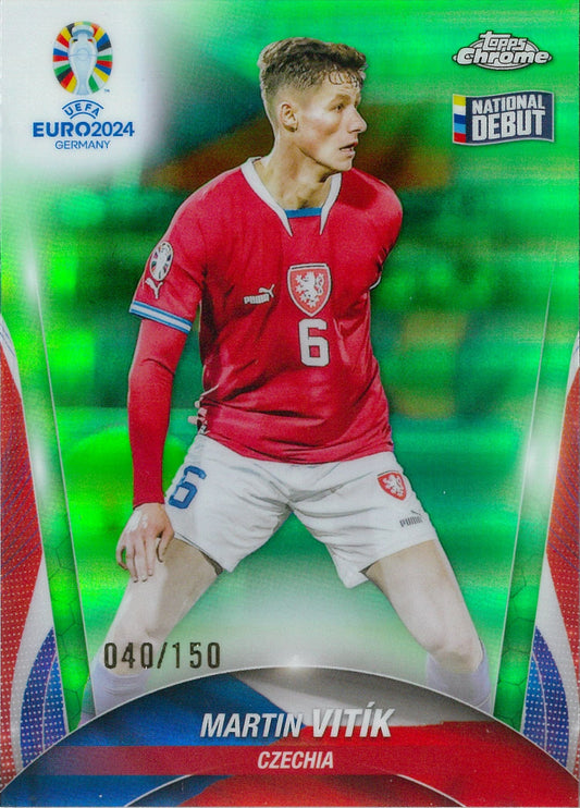 2024 Topps Chrome Euro #108 Martin Vitik Green /150