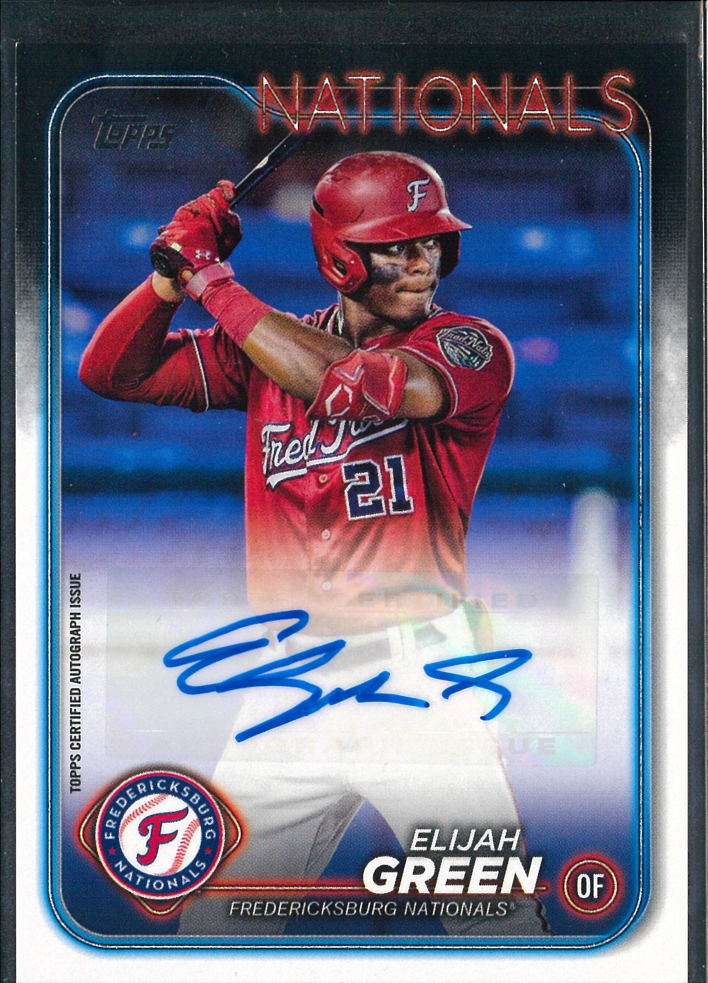 2024 Topps Pro Debut #PD-66 Elijah Green Autograph