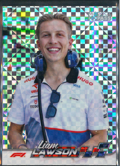 2024 Topps F1 Paddock Pass #26 Liam Lawson Xfractor