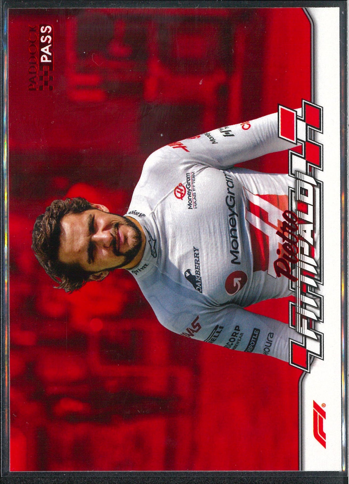 2024 Topps F1 Paddock Pass #30 Pietro Fittipaldi Red Parallel