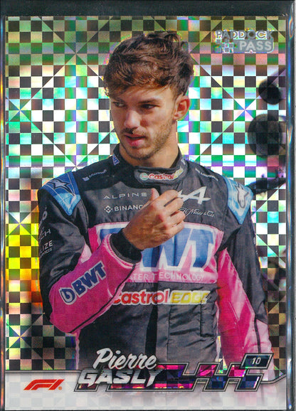 2024 Topps F1 Paddock Pass #10 Pierre Gasly Xfractor